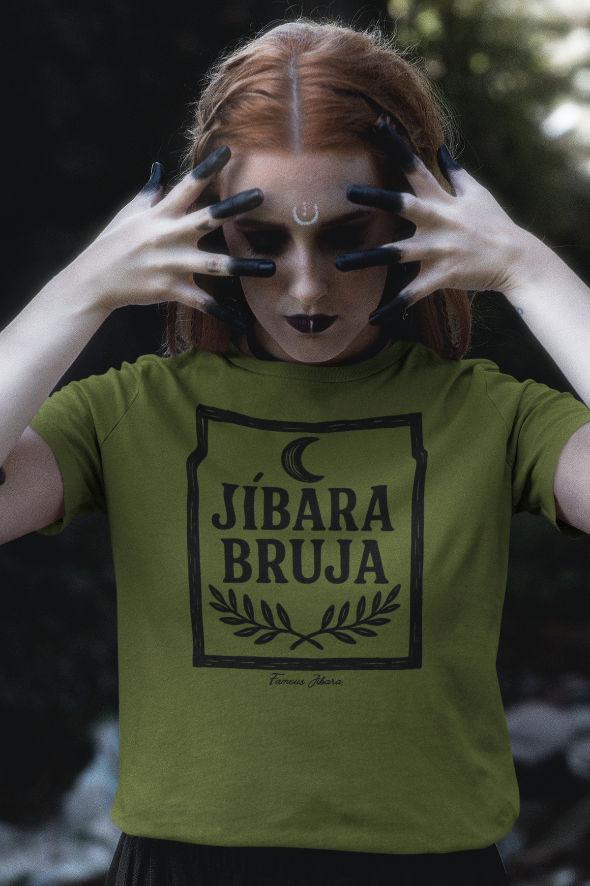 JÍBARA BRUJA (letras negras en fondo claro)